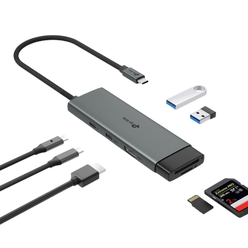 ⁦UH7020C USB Type-C 7-in-1 Hub⁩ - الصورة ⁦2⁩