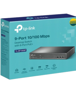 TL-SF1009P 9-Port 10/100Mbps Desktop Switch with 8-Port PoE+