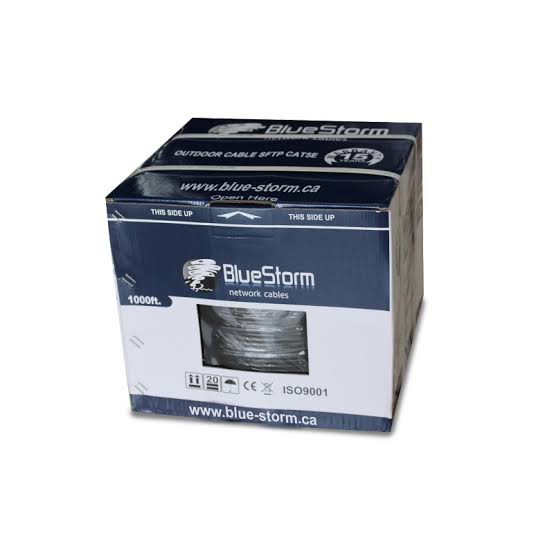 BlueStorm CCA SFTP CAT5E Outdoor Cable - 305M (Black)